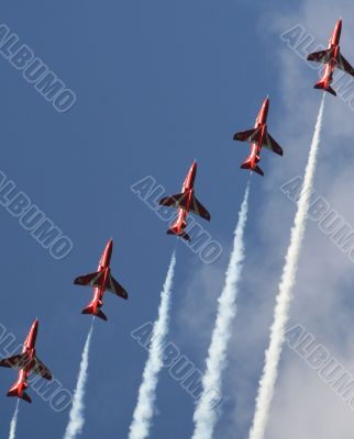 Red Arrow On The Up