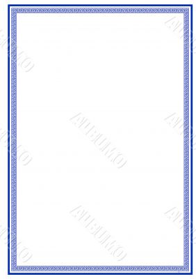 Sertificate border