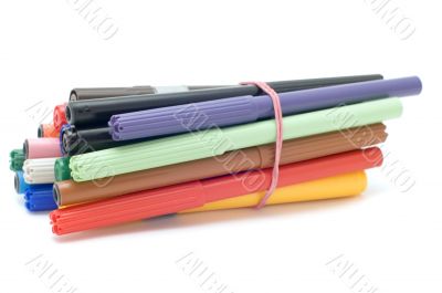 Set of colored marker