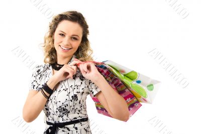 Lady with bags