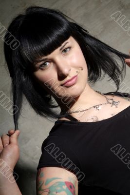 friendly woman