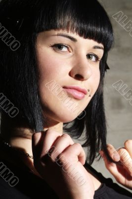 friendly woman