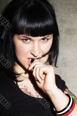 friendly woman