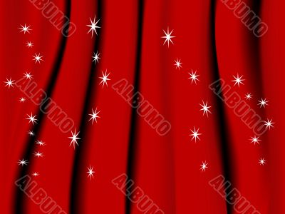 Red background