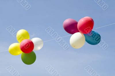 ballons on sky