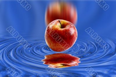 Falling apple