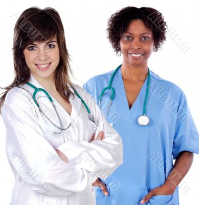 Two women doctors