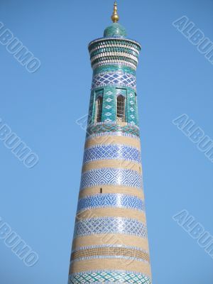 Minaret in Khiva