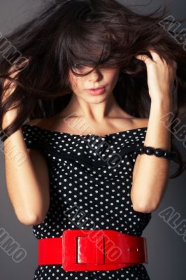 Woman with Long Brown Hair
