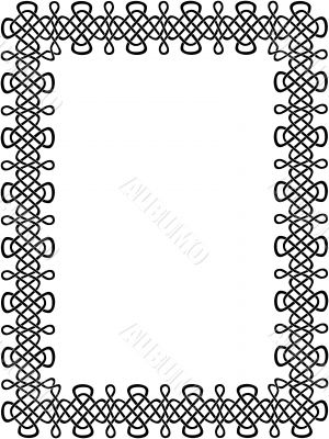 black celtic border 8