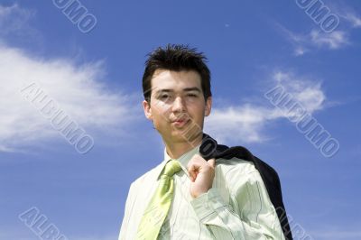 Successful young businessman