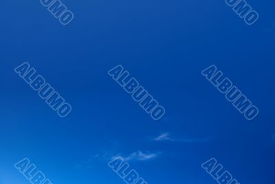 picturesque clouds are in blue sky