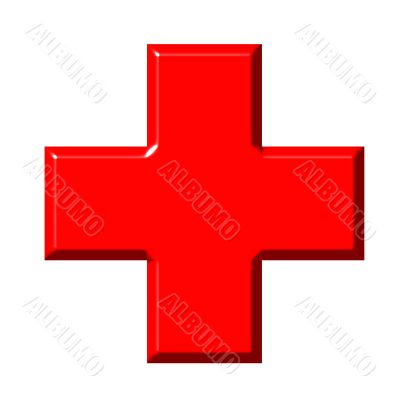 3D Red Cross