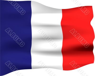 3D Flag of France