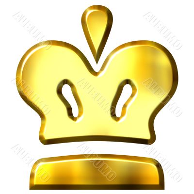3D Golden Crown