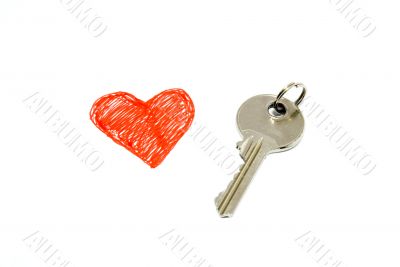 A single key from heart