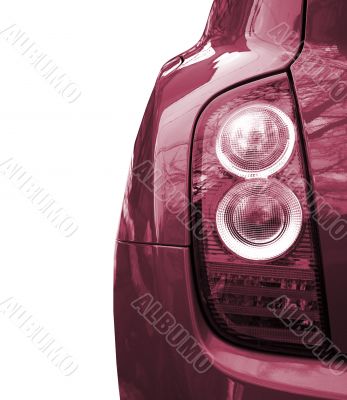 Car isolated on white