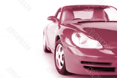 Car isolated on white