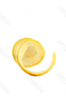Skin of lemon