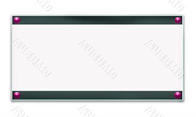 Metallic border