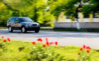 Driving car