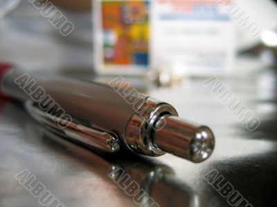 Pen lying