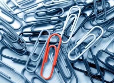 Background with paper-clips