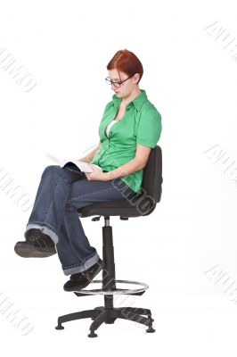 Girl reading
