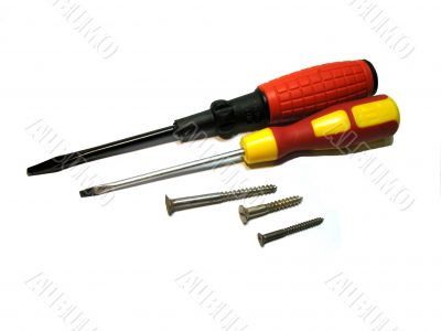 screwdrivers and screws