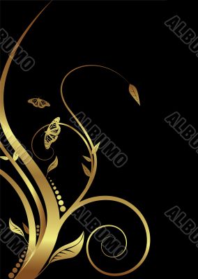 floral golden