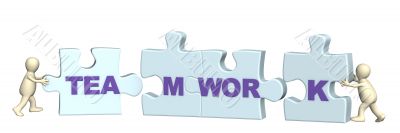 Conceptual image - success of teamwork