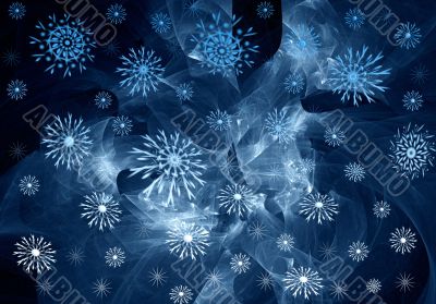 Winter abstract