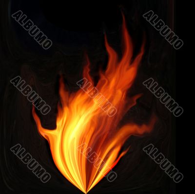 Abstraction flame