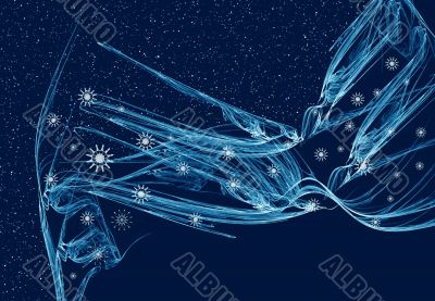 Winter abstract