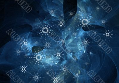 Winter abstract
