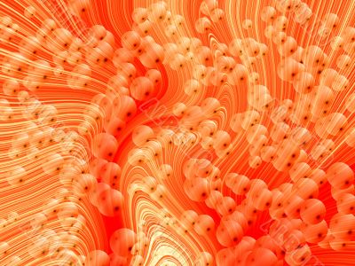 Orange bubbles