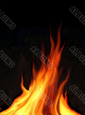 Abstraction flame