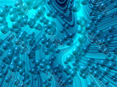 Blue bubbles