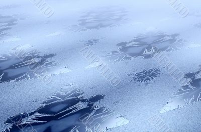 Abstraction icy background