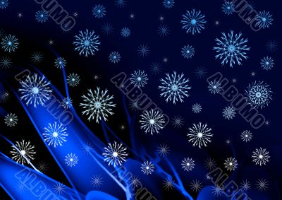 Winter abstract