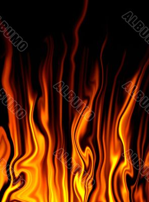Abstraction flame background