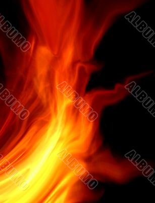 Abstraction flame