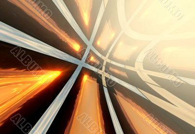 Abstraction glow background