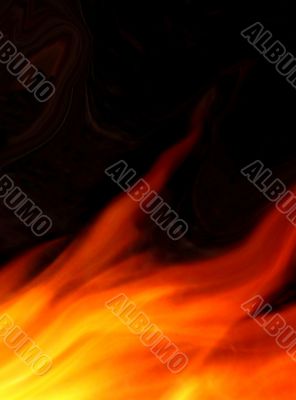 Abstraction flame