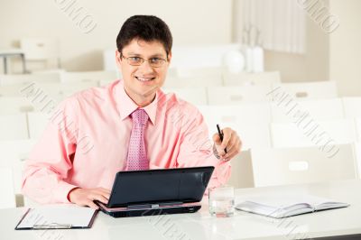 Confident boss