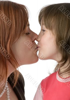 mother kiss