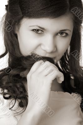 young woman portrait
