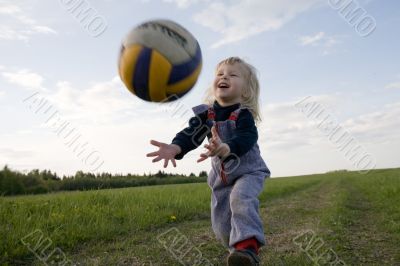 young volleyballer