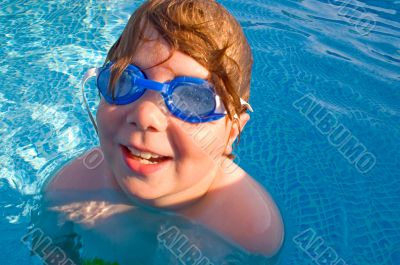 Boy Swimming
