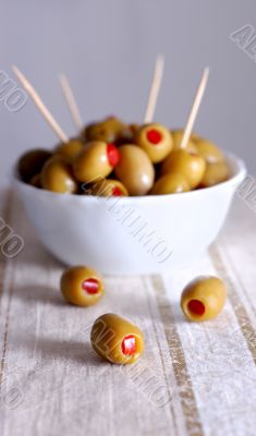Olives, close-up
